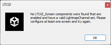ベイク失敗時に表示されるエラーメッセージ
